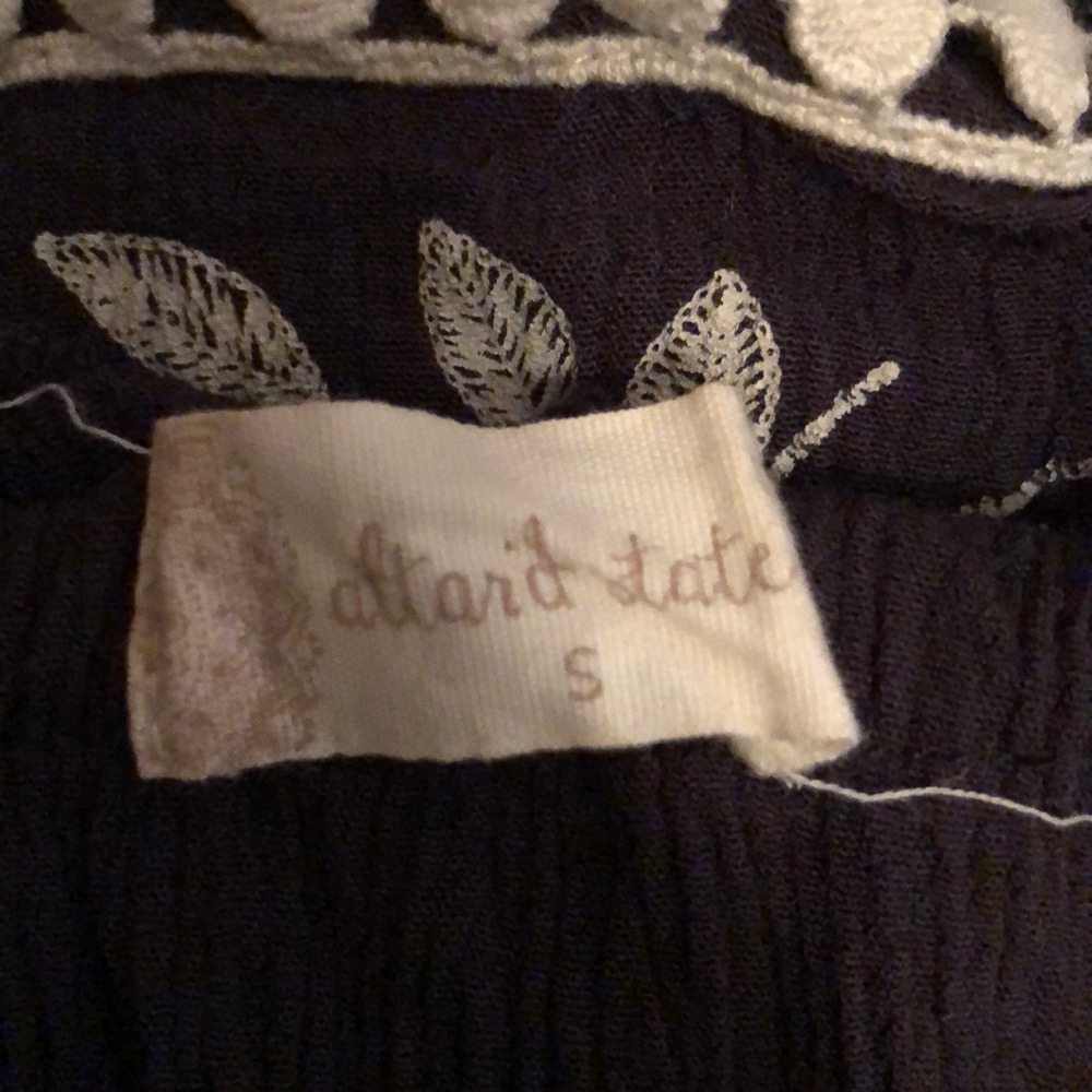 Altar’d State grey strapless embroidered romper - Picture 4 of 4